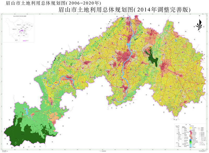 眉山市人口分布_眉山市地图(3)